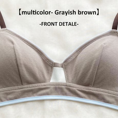 Combed jersey bra - multicolor ver.