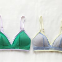 Bi-color net  bra