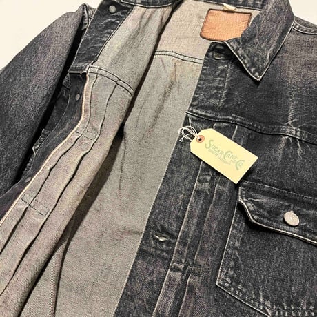 SUGAR CANE シュガーケーン 『14.25oz. BLACK DENIM JACKET 1953 AGED MODEL』 SC15650H