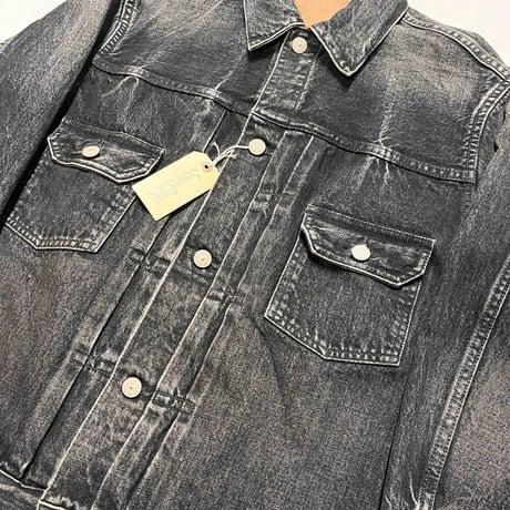 SUGAR CANE シュガーケーン 『14.25oz. BLACK DENIM JACKET 1953 AGED MODEL』 SC15650H