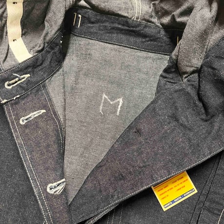 BUZZ RICKSON'S バズリクソンズ 『U.S. NAVY DENIM GAS PROTECTIVE PARKA デニムジャケット デニムパーカー』 BR11703 インディゴブルー