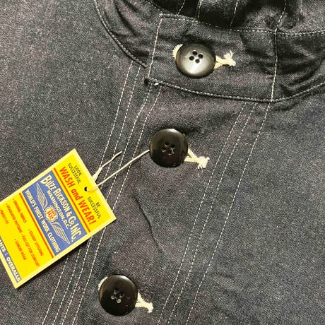 BUZZ RICKSON'S バズリクソンズ 『U.S. NAVY DENIM GAS PROTECTIVE PARKA デニムジャケット デニムパーカー』 BR11703 インディゴブルー