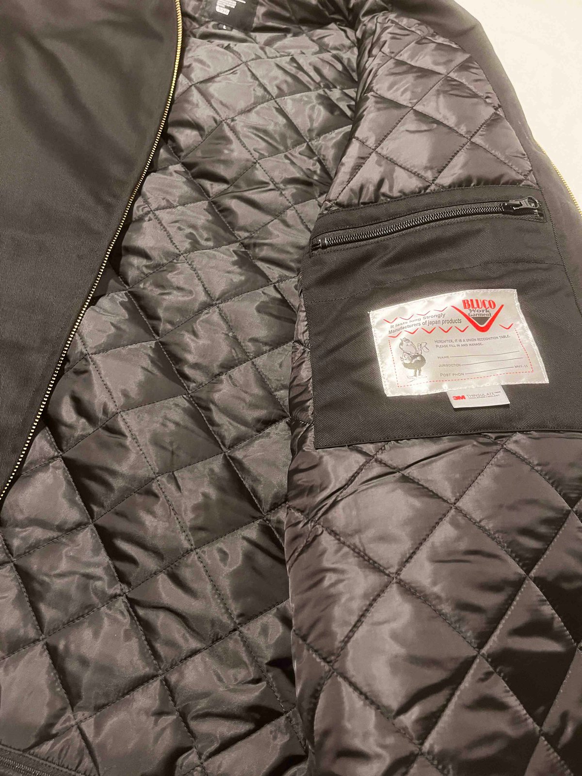 BLUCO ブルコ 『WINTER WORK COAT』 ワークコート 147-31-056