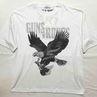 Johnbull ジョンブル　GUNS N' ROSES EAGLE ガンズ＆ローゼズ イーグル T-SHIRT　Tシャツ JT253C23 001.ホワイト