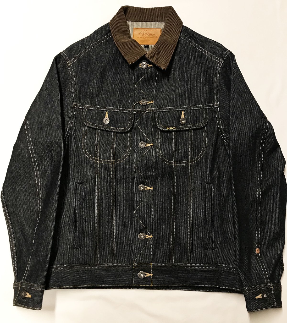 BLUCO ブルコ DENIM TRUCKER JACKET デニムトラッカージャケット OL-067 インディゴ BLUCO ブルコ DENIM TRUCKER JACKET デニムトラッカージャケット OL-067 インディゴ