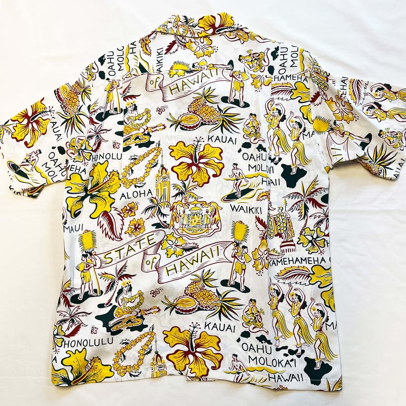 2006 サンサーフ STATE OF HAWAII アロハSS32697 SUN SURF サンサーフ RAYON HAWAIIAN SHIRT “STATE OF H