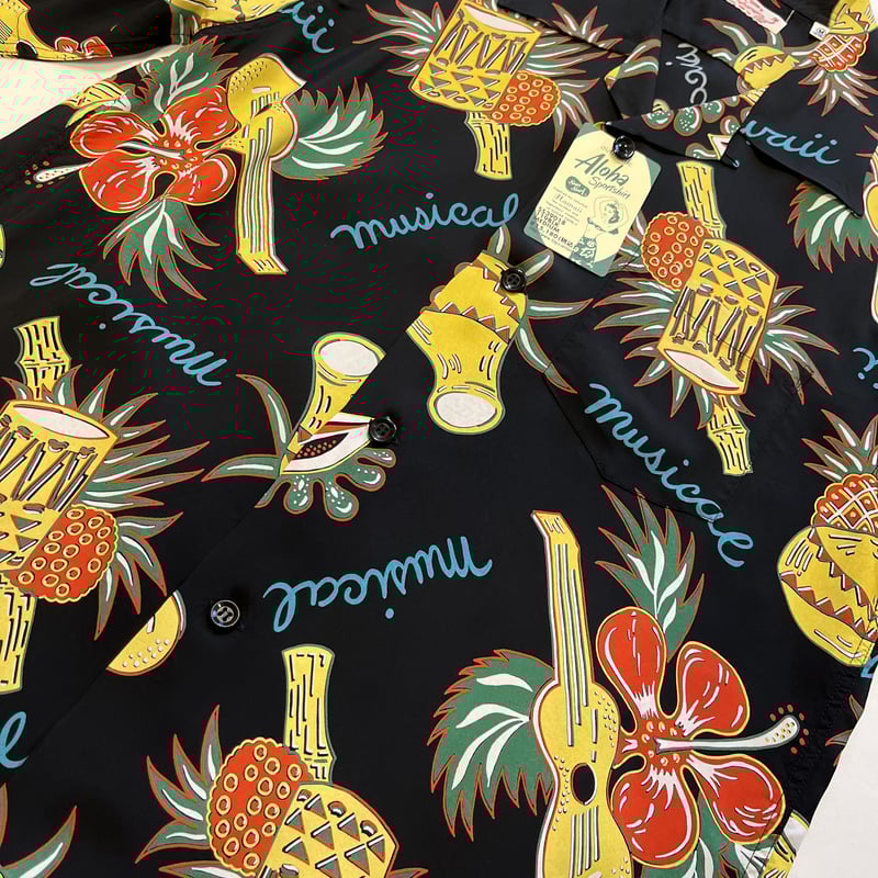 SUN SURF サンサーフ HAWAIIAN SHIRT “HAWAII MUSICAL”