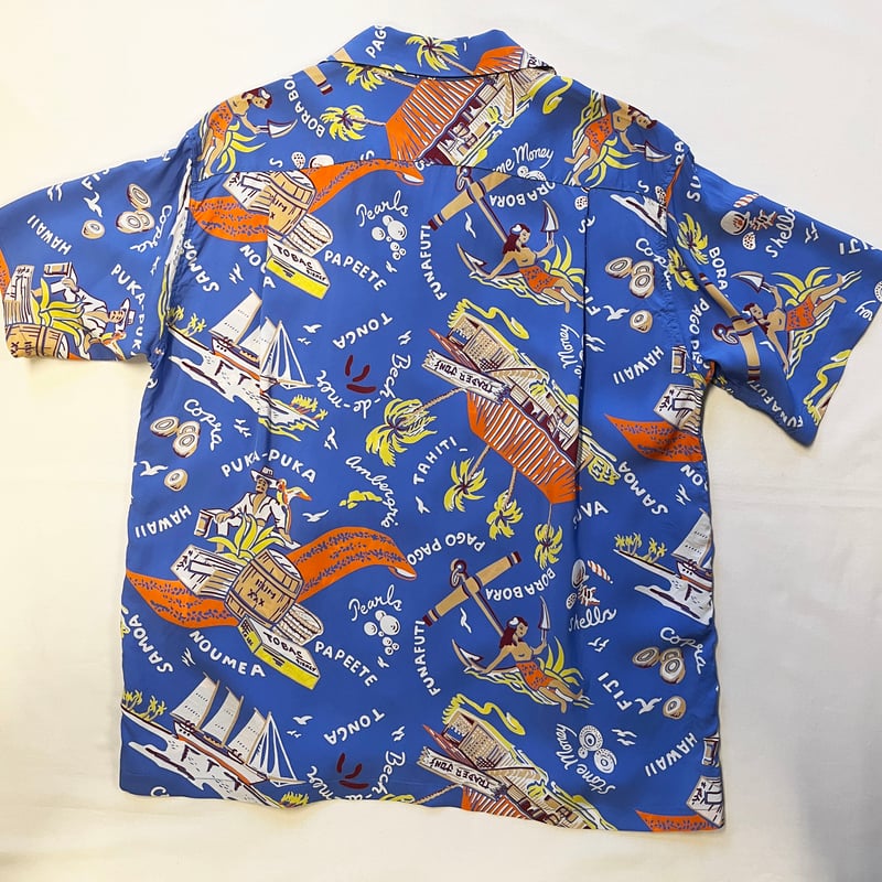 SUN SURF サンサーフ SHORT SLEEVE RAYON ALOHA SHIRT ア