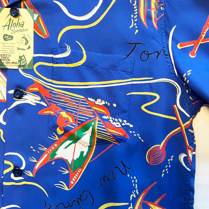 SUN SURF サンサーフ SHORT SLEEVE RAYON ALOHA SHIRT ア