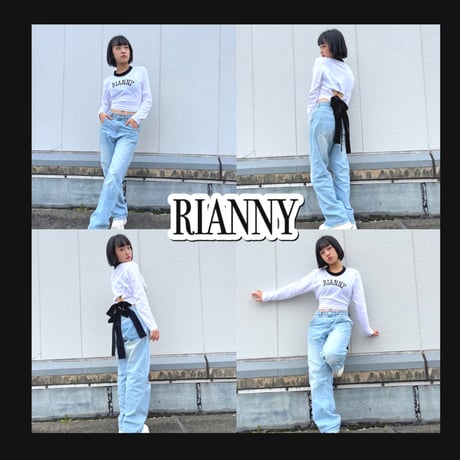 バックリボンカットソー