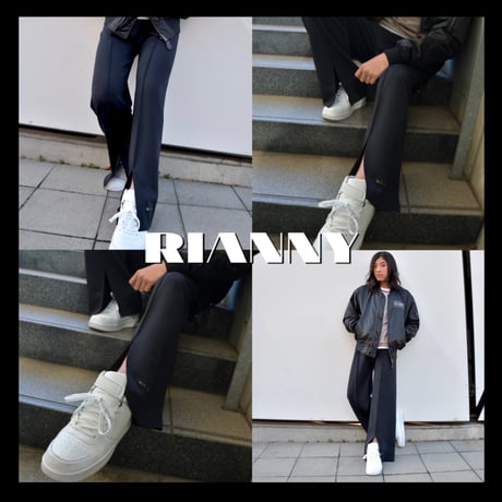 センターラインスリットパンツ