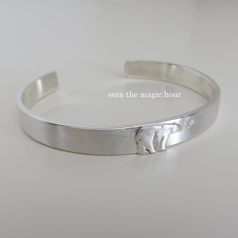 ブレスレット・バングル Shirokuma World ホッキョクグマのバングル ブレスレット Polar bear silver925