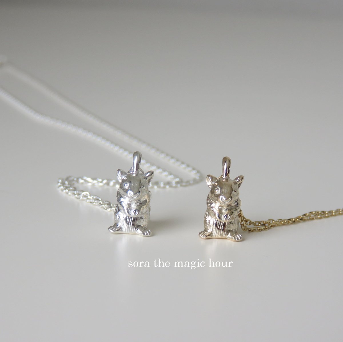 ハムスターのネックレス たっち silver925【受注生産】 | sora the mag
