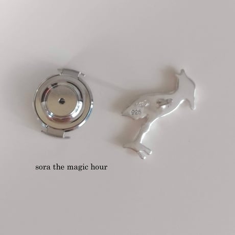 ハシビロコウタックピンL/M/S ラペルピン ブローチ |ジャケットスーツに似合う！おしゃれ男子、ハシビロ好きに個性的なシルバーアクセサリー