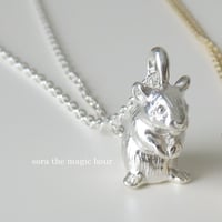 ハムスターのネックレス　たっち　　silver925【受注生産】
