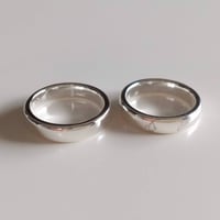silver925　ペンギン好きさんのおそろいリング　ペンギン刻印マリッジリング　ペアリング【受注生産】