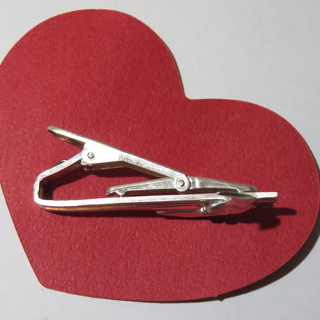 月のタイピン　タイクリップ　moon tie bar