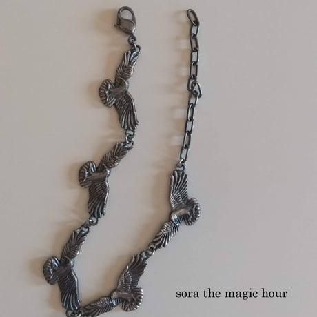 ワタリガラス　ブレスレット　シルバー925　大鴉　The Raven