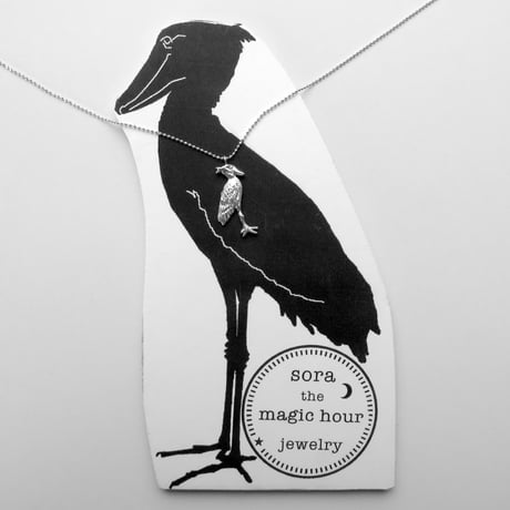 ハシビロコウ（M)　ネックレス　Shoebill