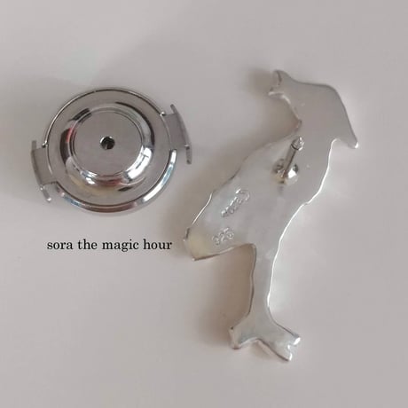 ハシビロコウタックピンL/M/S ラペルピン ブローチ |ジャケットスーツに似合う！おしゃれ男子、ハシビロ好きに個性的なシルバーアクセサリー