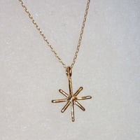 snow crystal　asterisk✵アスタリスク　ネックレス K10