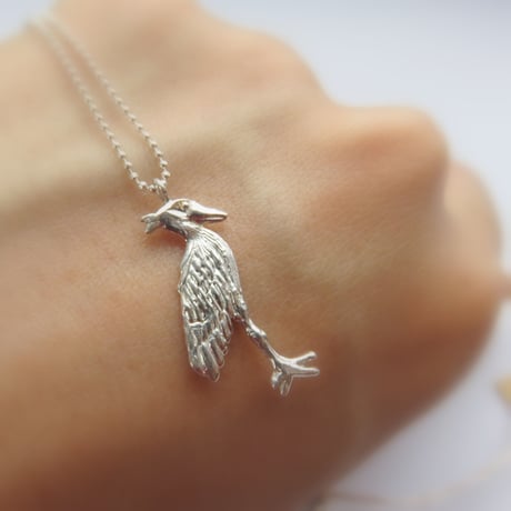ハシビロコウ（M)　ネックレス　Shoebill