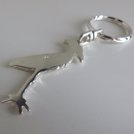 動じないハシビロコウ　キーリング（L）動かない鳥　Shoebill keyring