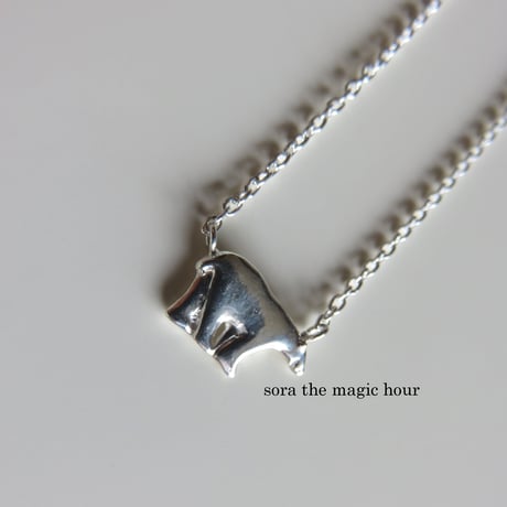 ホッキョクグマ　ネックレス　Polar bear　silver925　しろくま