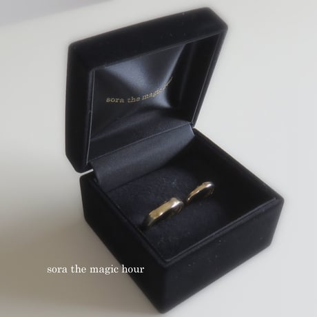 K18ゴールド　ペンギン好きさんの結婚指輪　ペンギン刻印マリッジリング　ペアリング【受注生産】