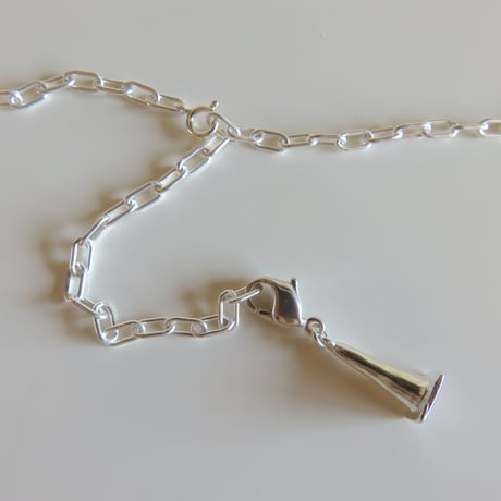 ホッキョクグマのチャームコレクションネックレス　しろくまチャーム　シロクマ好きさんへ　silver925
