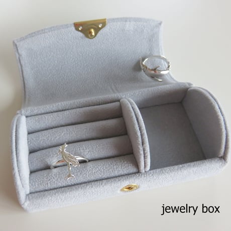 ギフトBOX　ジュエリーボックス　グレイ