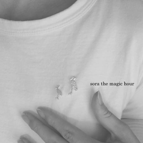 ハシビロコウタックピンL/M/S ラペルピン ブローチ |ジャケットスーツに似合う！おしゃれ男子、ハシビロ好きに個性的なシルバーアクセサリー