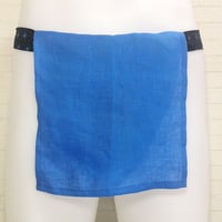 ふんどしピュアリネンヘンプ青  ShiNoBi Samurai under Wear Blue(Pure linen Hemp)