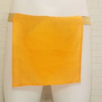 ふんどしピュアリネンヘンプ山吹色  ShiNoBi Samurai under Wear Bright yellow(Pure linen Hemp)