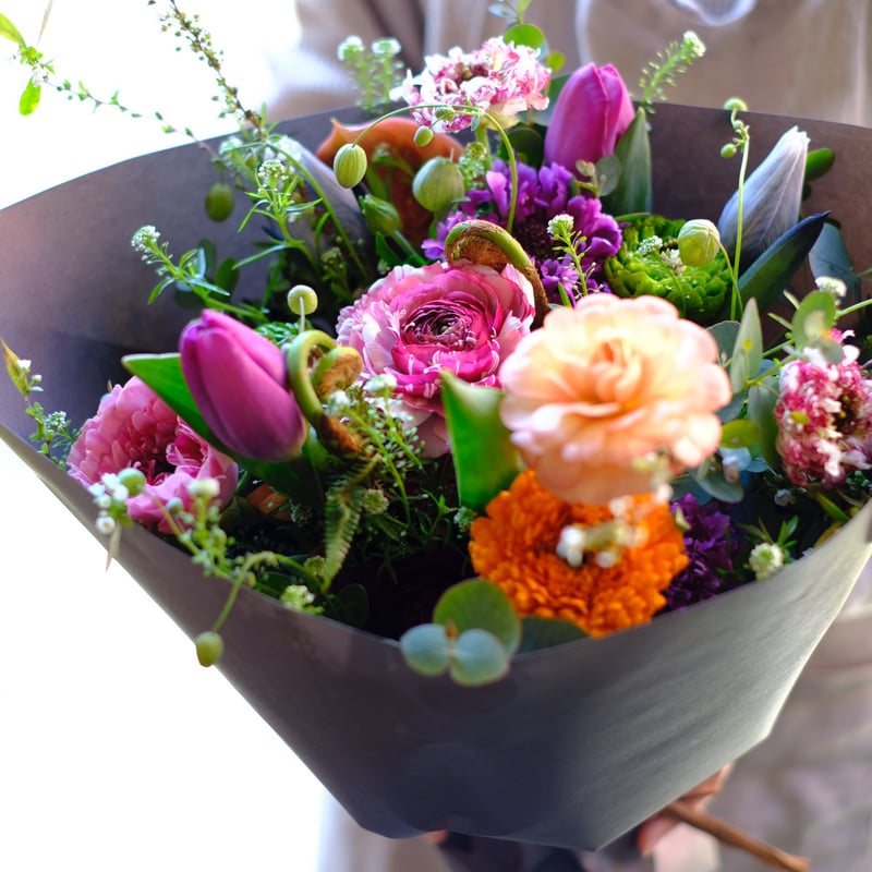 季節のお任せブーケ・5500 | saku-botanicalworks