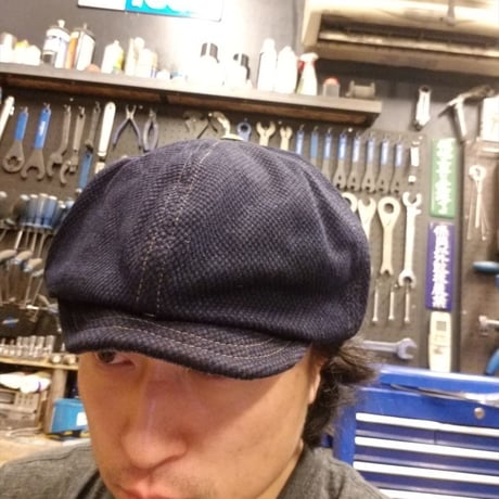 REW10　CASQUETTE　SASHIKO　BLACK