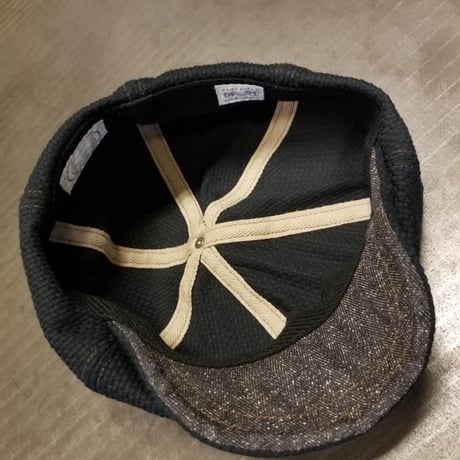 REW10　CASQUETTE　SASHIKO　BLACK