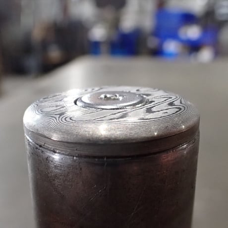 REW10 STAINLESS DAMASCUS HEADCAP  1"