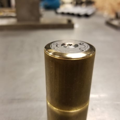 REW10 DAMASCUS & BRASS HEADCAP