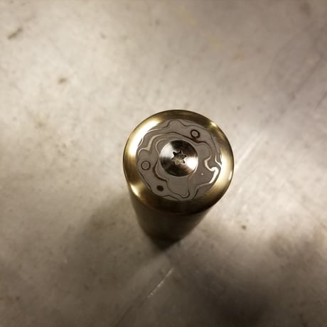REW10 DAMASCUS & BRASS HEADCAP