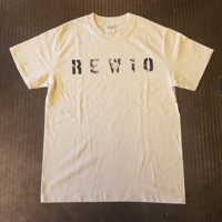 REW10 STENCIL LOGO T-SHIRTS  (6.2oz)