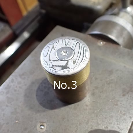 REW10 STAINLESS DAMASCUS HEADCAP　1-1/8　No.3