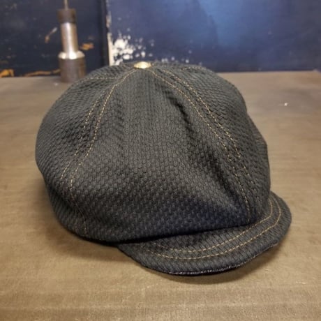 REW10　CASQUETTE　SASHIKO　BLACK