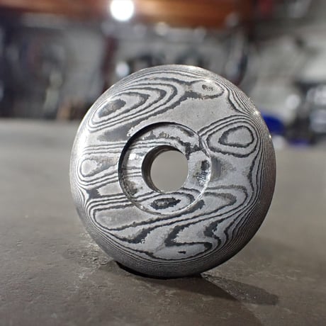 REW10 STAINLESS DAMASCUS HEADCAP  1"