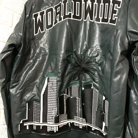 BOOHOO /Lether city Jacket   "DARK GREEN"