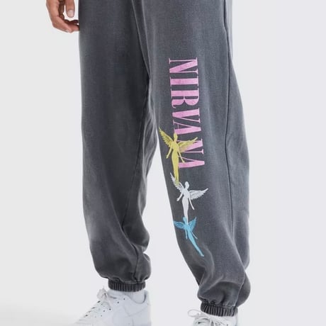 NIRVANA/Official Sweat Pants  "Vintage GRAY"