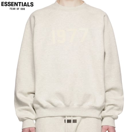 ESSENTIALS by Fear of God /1977 Crewneck "OFF WHITE"
