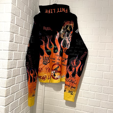 FNTY/Flying Blaze Hoodie  BLACK