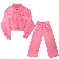 Mismatch NYC/Washed Pink Denim Set Up