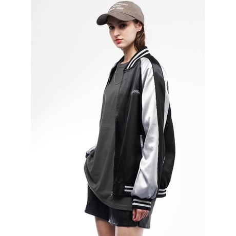 SAINT PAIN/Satin Souvenir Jacket